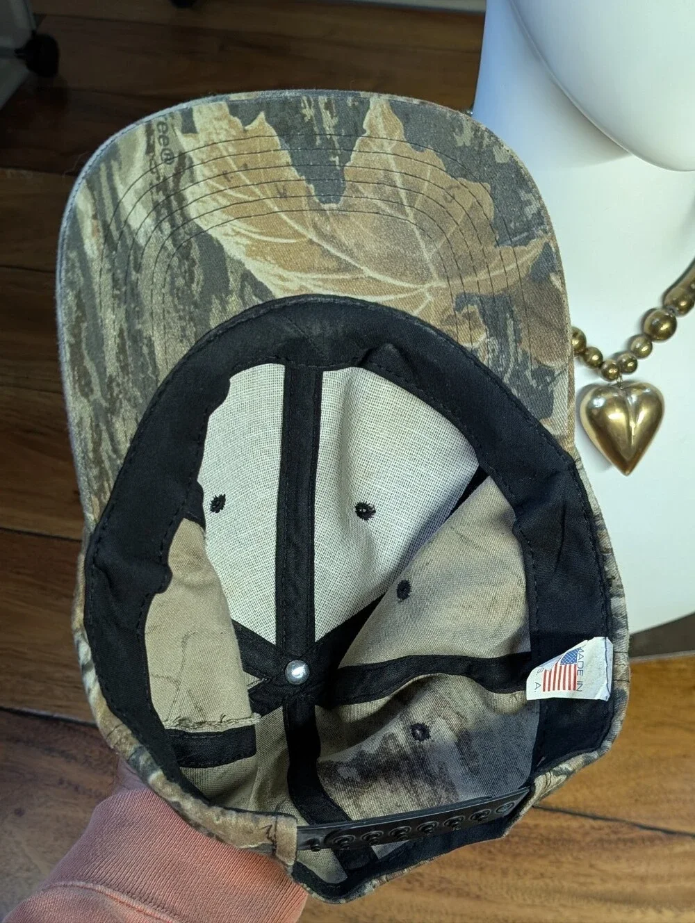 Realtree Camo Vintage Snapback Hat (OS)